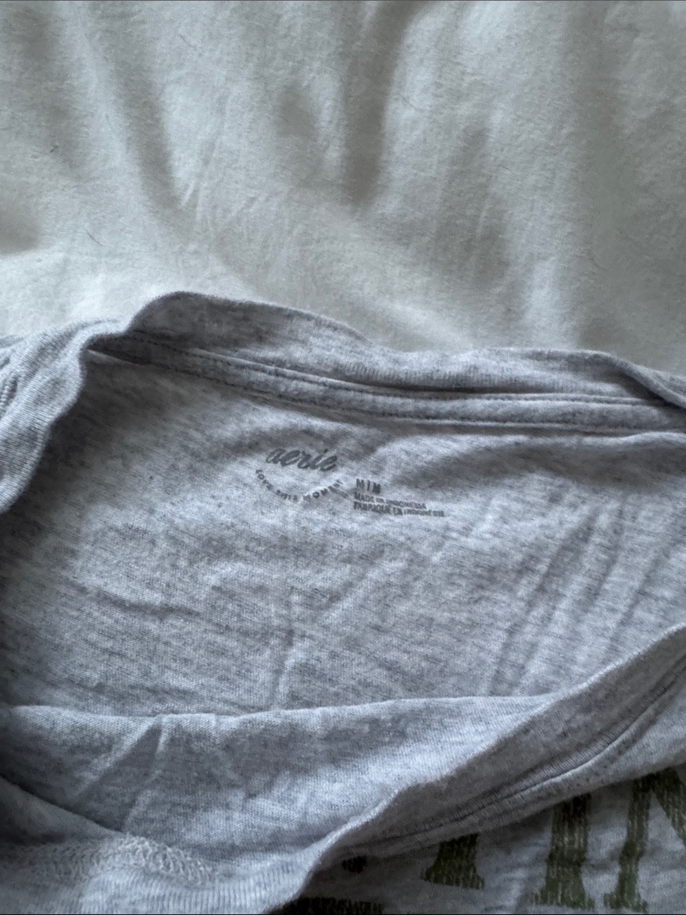Aerie Counting Sheep Graphic Sleep T-Shirt - Light Gray - Picture 2 of 3